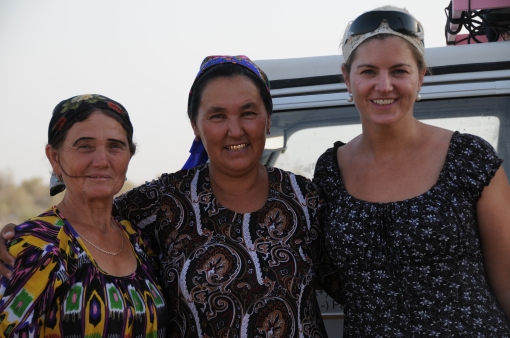 Mujeres conductoras en Uzbekistán